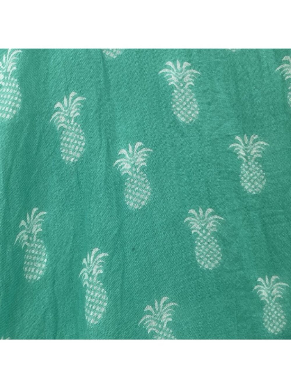 Z&L Europe Tassel Kaftan Swim Cover Up Pineapple Print BOHO Beach Size S/M - Picture 9 of 13